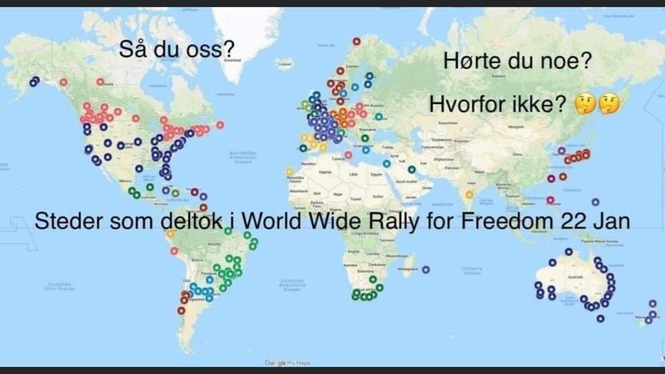 verdenskart over World Wide Rally